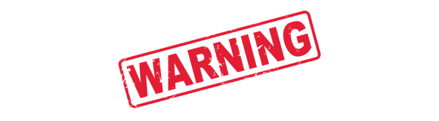 경고 안내 이미지