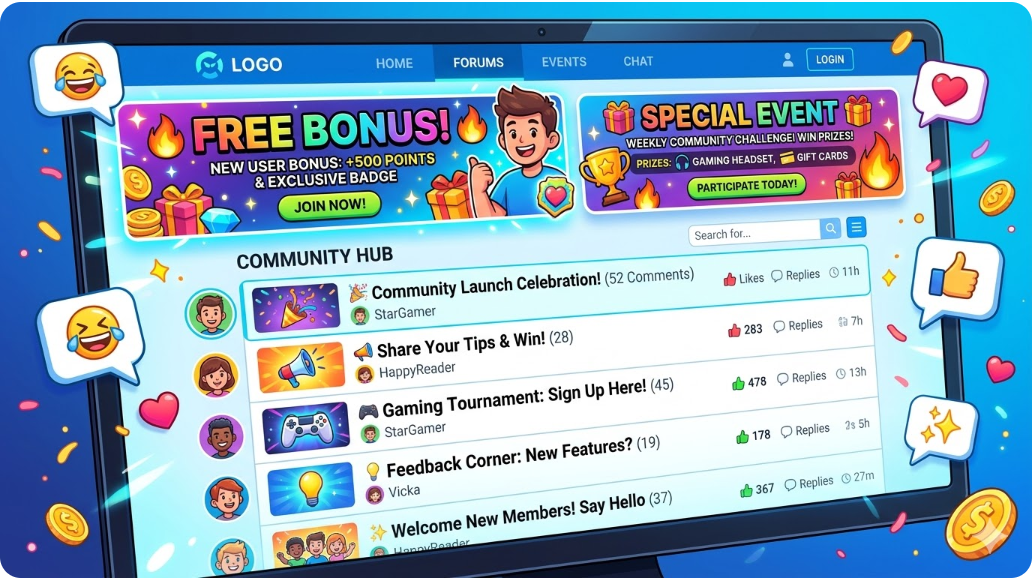 게시판 역할과 특징