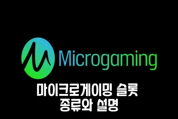 마이크로게이밍 슬롯 종류와 설명