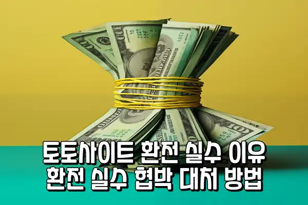 토토사이트 환전 실수 이유 - 환전 실수 협박 대처 방법 토토사이트 환전 실수 이유 - 환전 실수 협박 대처 방법