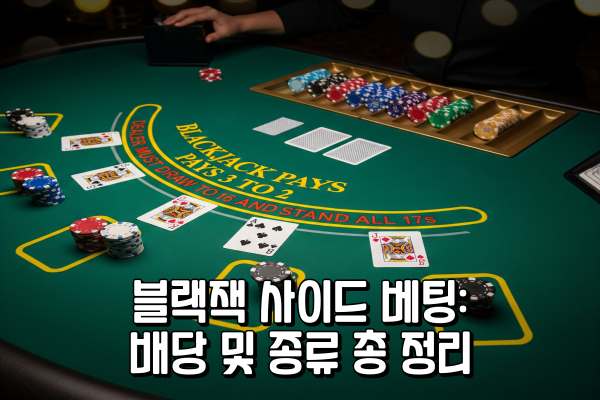 블랙잭 사이드 베팅 - 배당 및 종류 총 정리