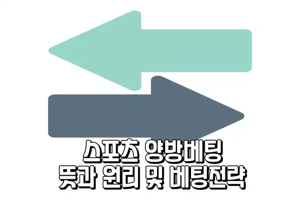 스포츠 양방베팅 뜻과 원리 및 베팅전략